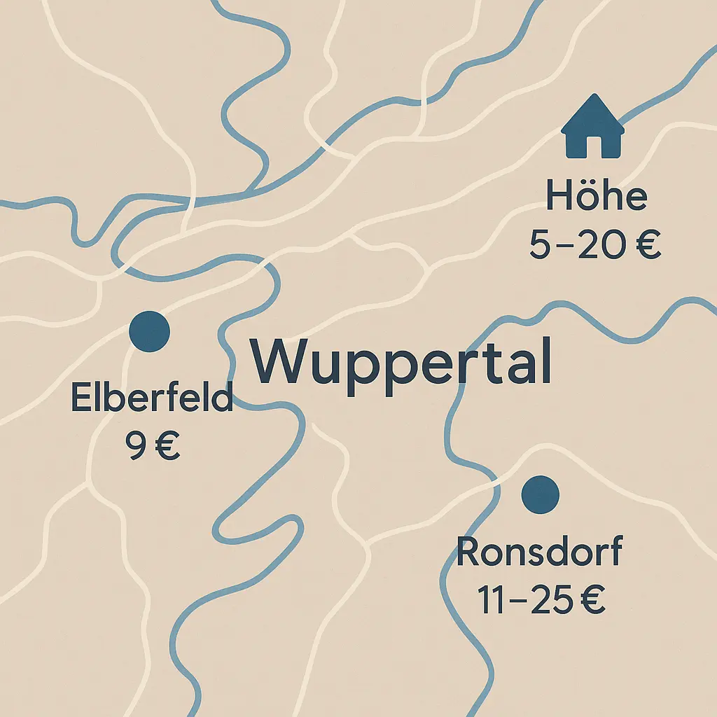 Viertel Monteurzimmer Wuppertal