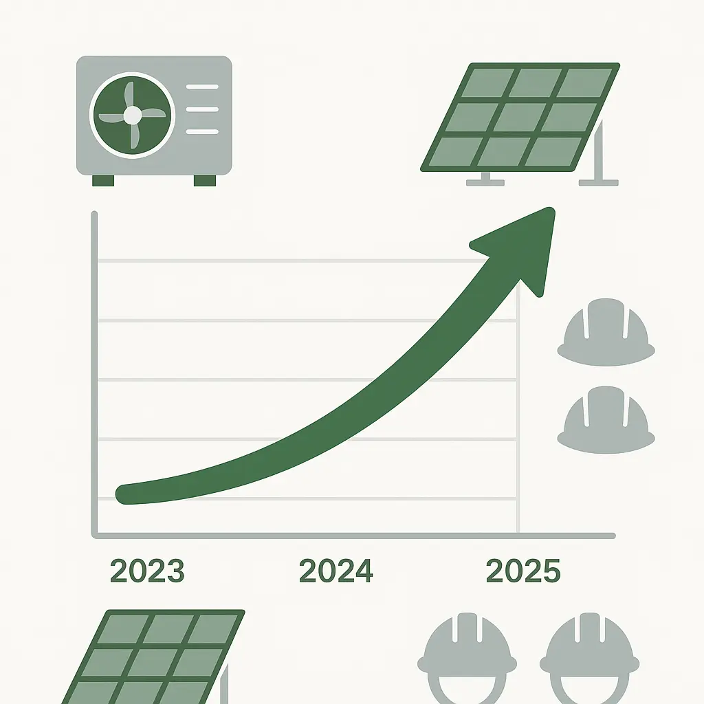 BiEnergiewende Nachfrage Monteurzimmer 2025